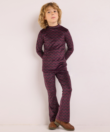 broek met elastische tailleboord