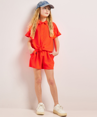 crinkle short met glitters