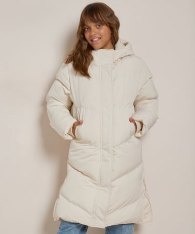 puffer jas lang