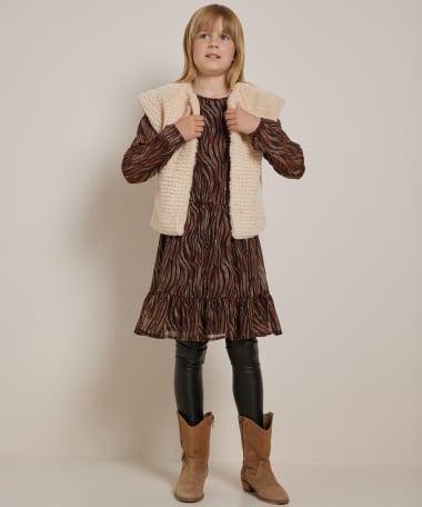 fake fur gilet