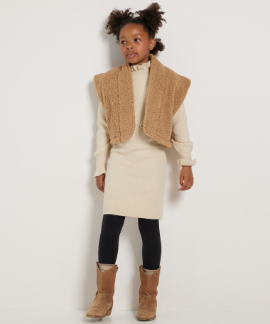 teddy gilet