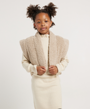 teddy gilet