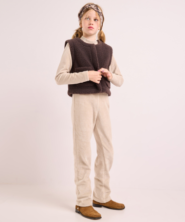 teddy gilet