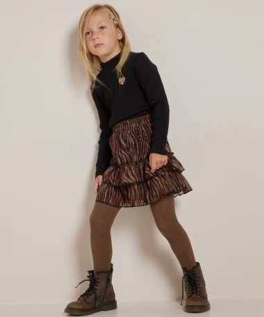 ruche rok chiffon