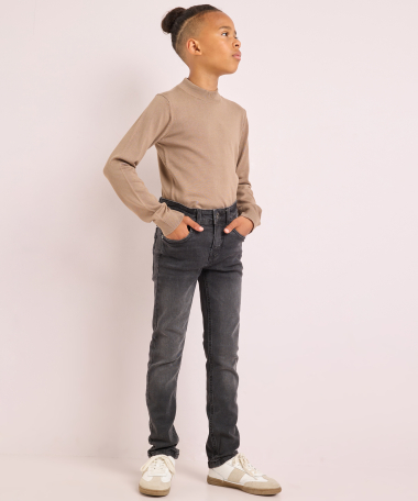 skinny fit stretch jeans - zwart