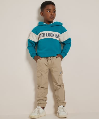 slim fit broek cargo uni