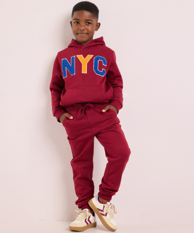 jogging broek met elastische tailleboord