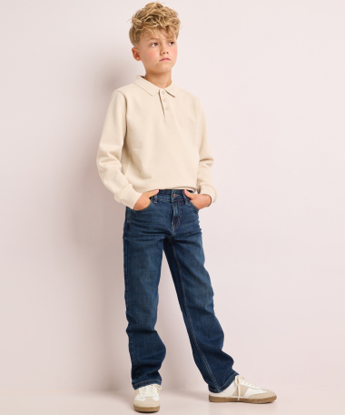 wide fit stretch jeans - daan