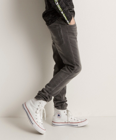 Skinny fit jogg jeans (grijs)