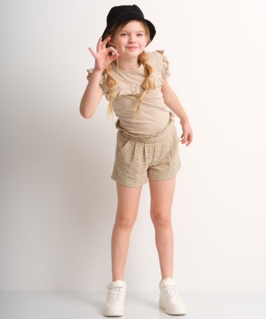 broderie short