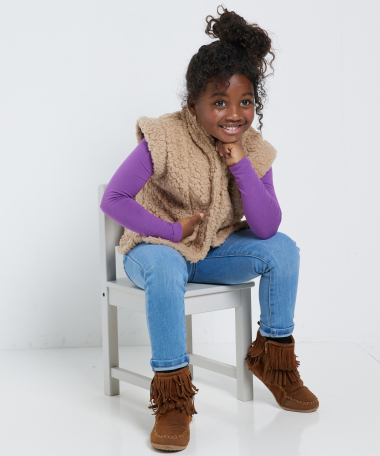 teddy gilet