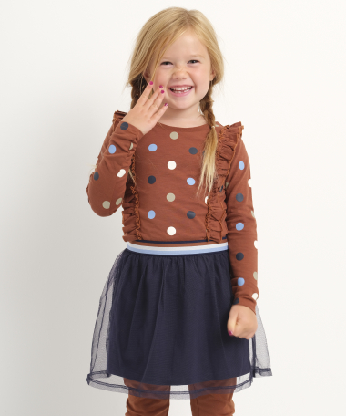 Jurk met stippenprint