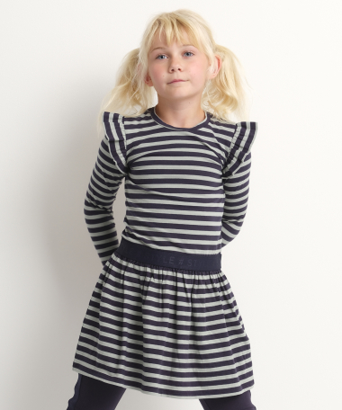 HUNDE Applique Kleding Meisjeskleding Jurken 98-110 Omkeerbare Jurk/Opknoping 