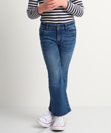 Flared fit jeans (blauw)