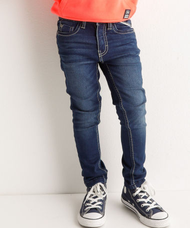 Skinny fit jogg jeans (donker)