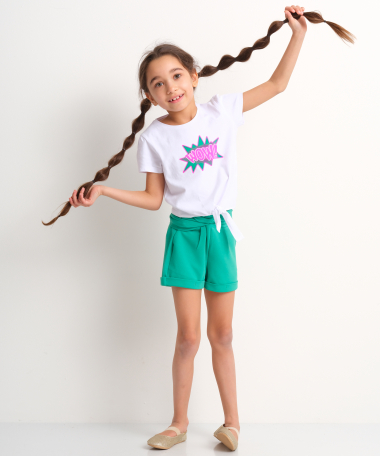 short met retroprint