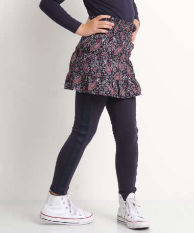 Rok met all-over paisleyprint