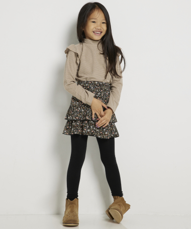 ruche rokje all-over print