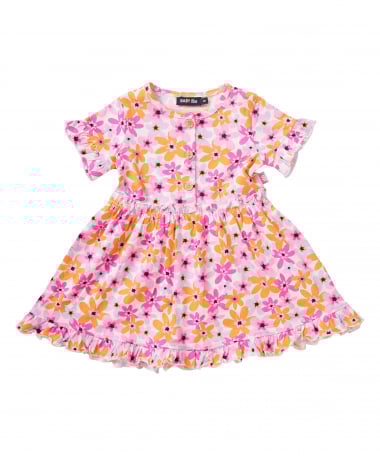 ruche jurkje bloemen