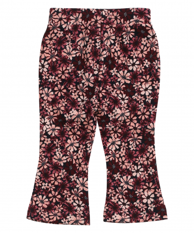 flared broek bloemenprint