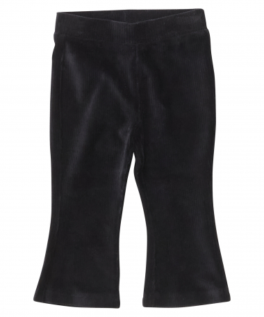flared fit broek rib velvet