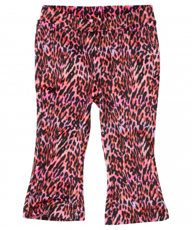 flared fit broek velvet print