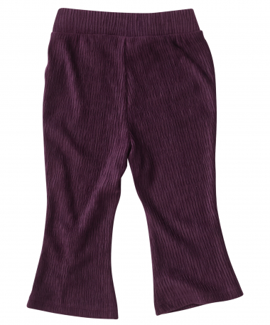 uni flared fit broek velvet