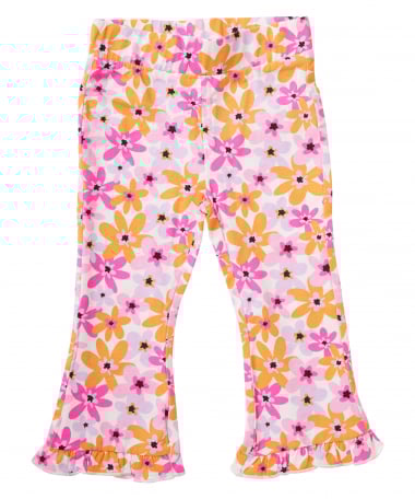 ruche broek bloemen