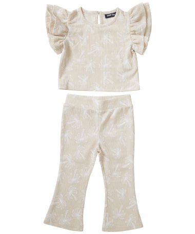 flared fit broekje met print