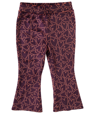 velvet broek met print