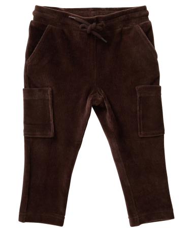 velvet cargo broek