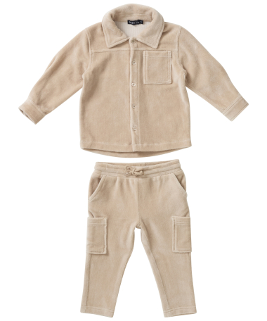 velvet cargo broek