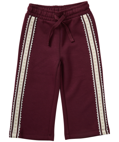 wide fit broek met tape