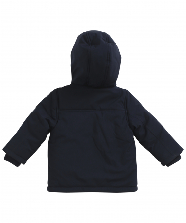 blauwe parka jasje