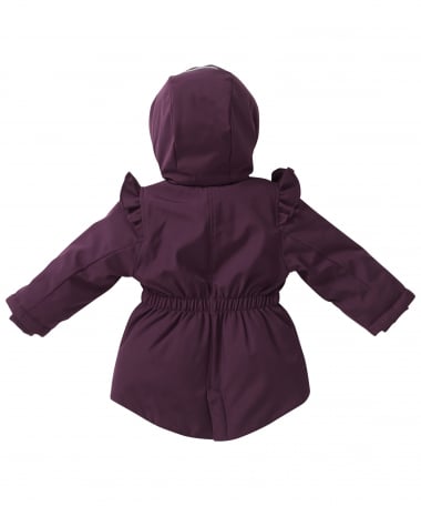 paarse parka jas softshell