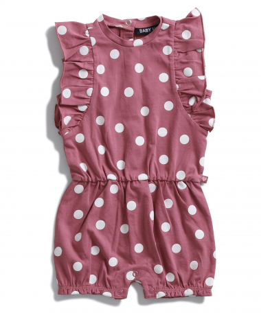 jumpsuit polkadot