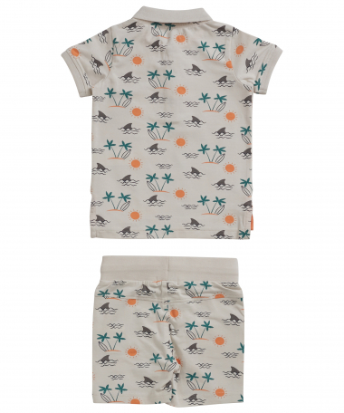 baby set: polo + bermuda