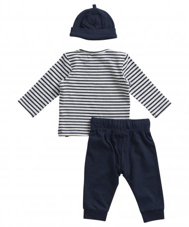 set: top met broek en muts