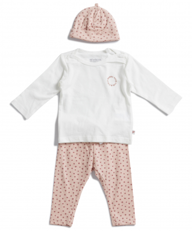 set: top met broek en muts