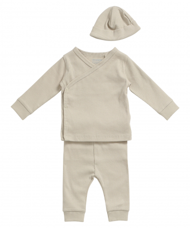 3-pack newborn set beige