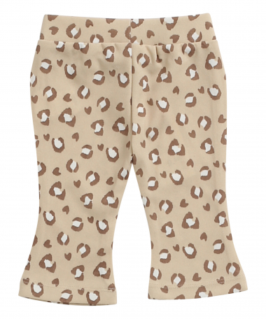 flared broekje panterprint