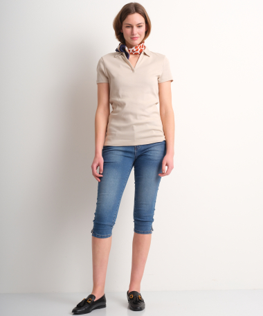 v-hals polo uni