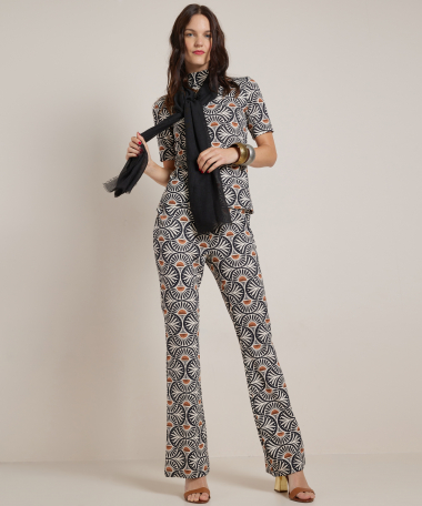 turtleneck t-shirt met print