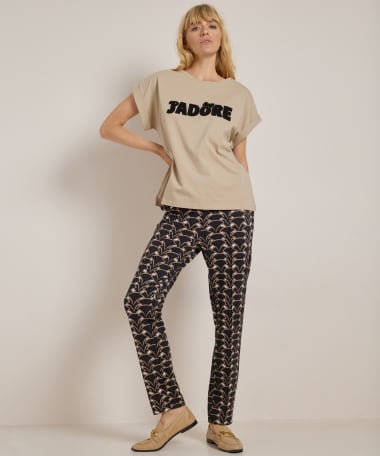 t-shirt boucle j'adore