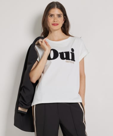 t-shirt boucle oui merci