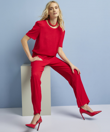 t-shirt met ronde hals