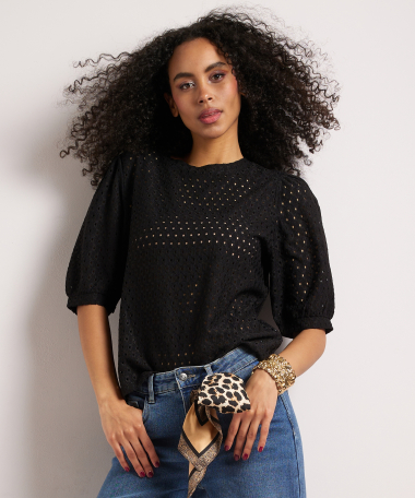 t-shirt met ronde hals