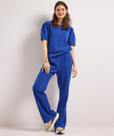 plooimouw t-shirt structuur