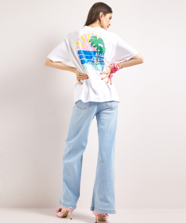 t-shirt summer backprint