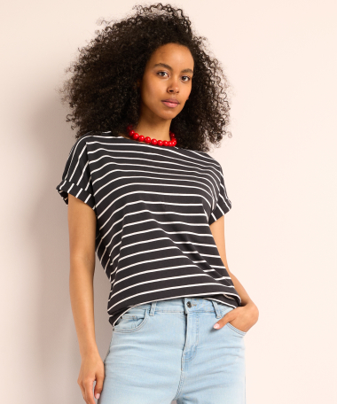 t-shirt met strepen